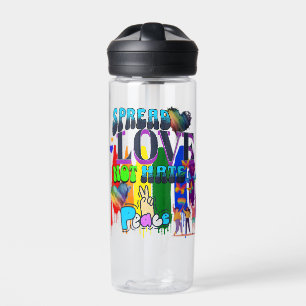 Verbreitung von Liebe nicht hassen   LGBTQI+ Trinkflasche