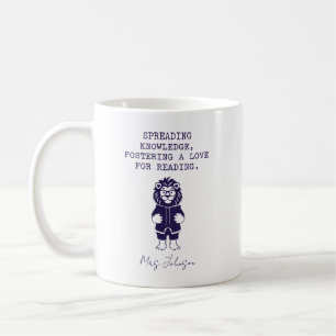 Verbreitung von Wissen fördert die Liebe zum Lesen Kaffeetasse