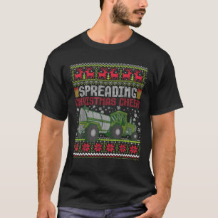 Verbreitung Weihnachtsmann Landwirtschaft Traktor  T-Shirt