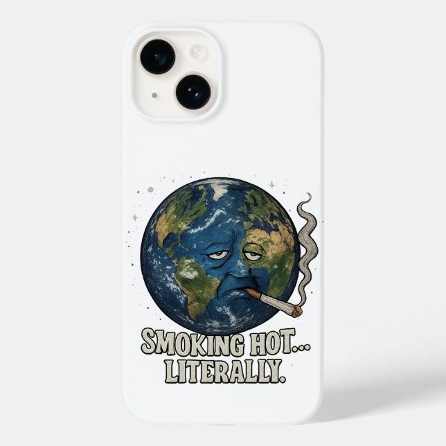 Verbrennen Planet Energy Case-Mate iPhone 14 Hülle (Rückseite)