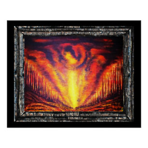 Verbrennen von Sky Poster