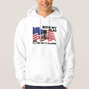 Verbrennt meine Flagge nicht Hoodie