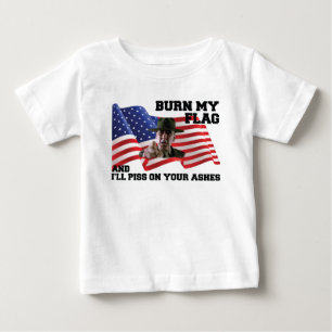Verbrennt nicht meine Flagge Baby T-shirt