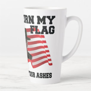 Verbringe nicht meine Flagge Milchtasse