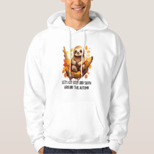 Verbringen Sie gemütlich den Herbst und faulenzen Hoodie