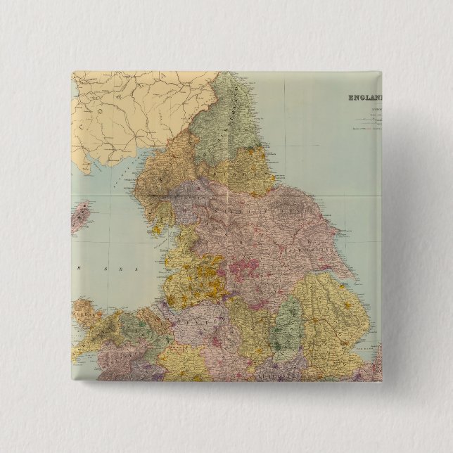 Verbund England und Wales Button (Vorderseite)