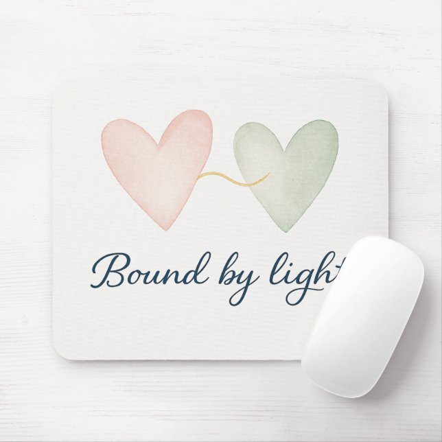 Verbunden durch Licht Mousepad (Mit Mouse)