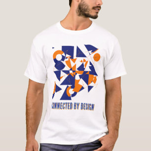 Verbundene Bewegung – Abstrakte Basic T-Shirt
