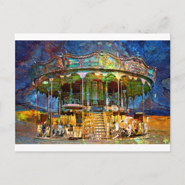 VERBUNDENE KARNIVALE ERINNERUNGEN POSTKARTE (Vorderseite)