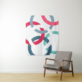 Verbundene Kreise Wandteppich