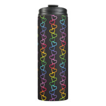 Verbundene Liebe Rainbow Black