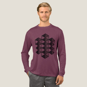 Verbundenes Dreiecks-Tri-Blend-Shirt Tri-Blend Shirt
