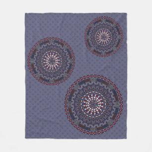 Verbundenes Unabhängigkeitstag-Flanelldecke Fleecedecke