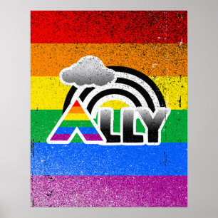 VERBÜNDET-REGENBOGEN - .PNG POSTER