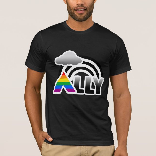 VERBÜNDET-REGENBOGEN - .PNG T-Shirt (Vorderseite)