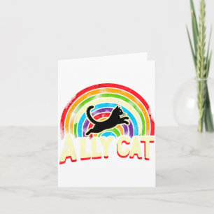 Verbündeten-Katze Lgbt Pride Katze Karte