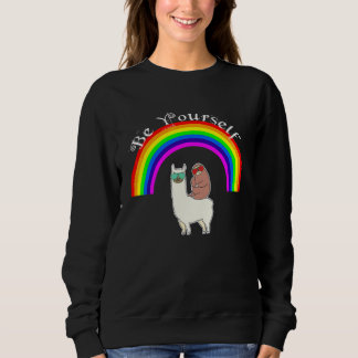 Verbündeter Stolz LGBTQ Gleichheit Regenbogen Lesb Sweatshirt
