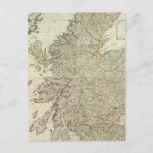 Verbundland Schottland oder Nord-Großbritannien Postkarte
