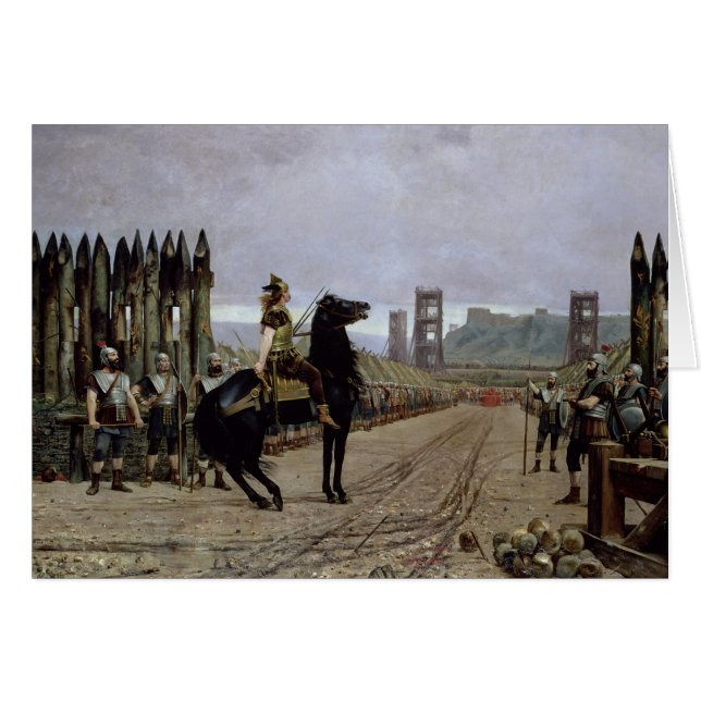 Vercingetorix vor Caesar, 52 BC, 1886 (Vorderseite (Horizontal))