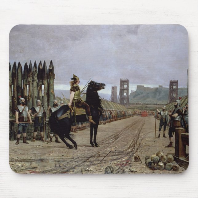 Vercingetorix vor Caesar, 52 BC, 1886 Mousepad (Vorne)