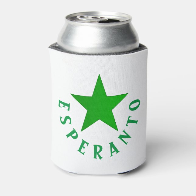 Verda Stelo (Esperanto Star) Dosenkühler (Kanne Rückseite)