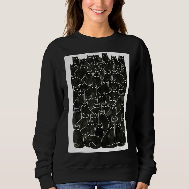 Verdächtige Haustiere Sweatshirt (Vorderseite)