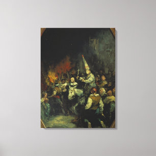 Verdammt durch die Inquisition Leinwanddruck