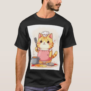 Verdammt Mama Küchenchaos Lustige Katze Müde Elter T-Shirt