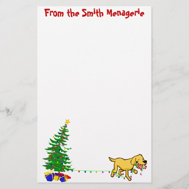 Verdammt Weihnachtsbriefkopf des Weihnachten| Briefpapier (Vorderseite)
