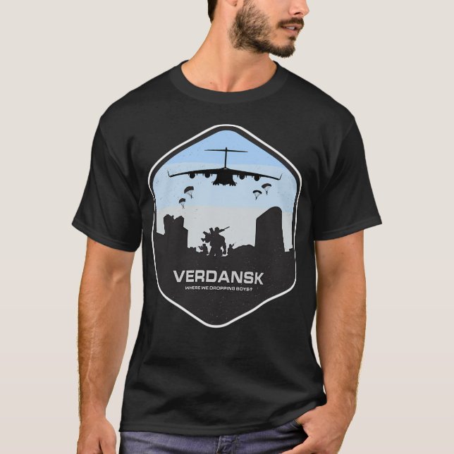 Verdansk Warzone Battle Royale T-Shirt (Vorderseite)