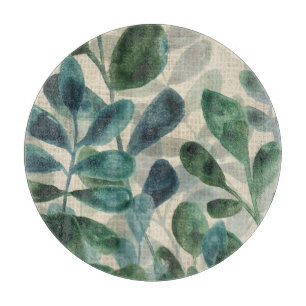Verdant-Eleganz - tropische Blätter Schneidebrett