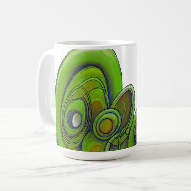 Verdant Rings Kaffeetasse (Vorderseite Links)