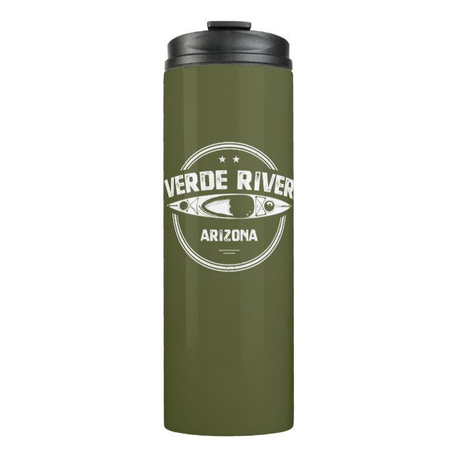Verde River Arizona Kayaking Thermosbecher (Vorderseite)