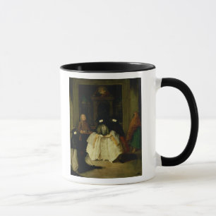 Verdeckte Zahlen in einem venezianischen Café Tasse