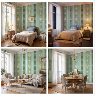 Verdelisse Manor Sage Floral Peel & Stick Tapete