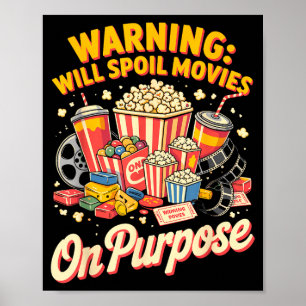 Verderben Filme Film Essen Nacht Snack Popcorn Poster