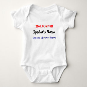 Verderber-Alarm, damit Sie personifizieren Baby Strampler