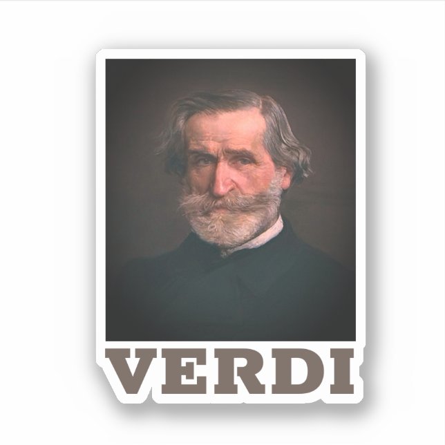 Verdi Aufkleber (Vorderseite)