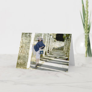 Verdi, geschnitzte Pilasters bei Chichen Itza, Karte