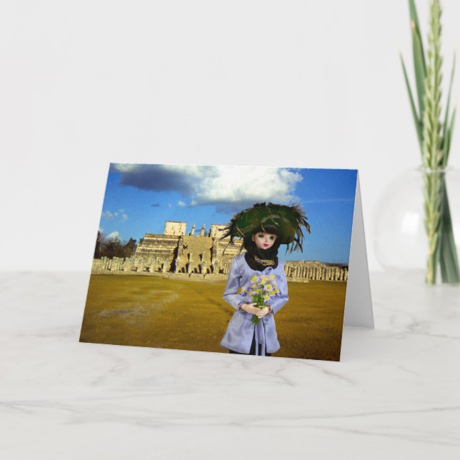 Verdi, Tempel der Krieger, Chichen Itza Karte (Vorderseite)