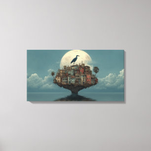 verdichtete Insel Leinwanddruck