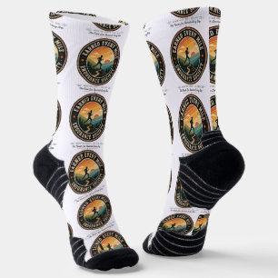 Verdiene-jeden-Meile-Ausdauer-Trailrunner-Retro-T- Socken