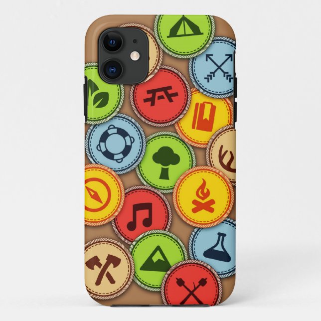 Verdienst-Abzeichenkasten Case-Mate iPhone Hülle (Rückseite)