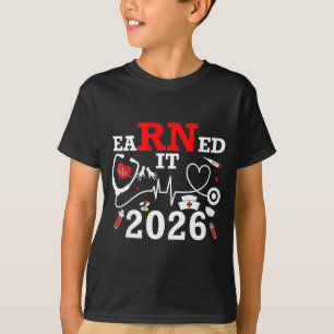 Verdient 2026 für die Abschlussfeier der Krankenpf T-Shirt