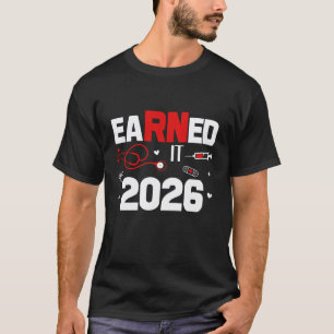 Verdient 2026 Krankenpfleger Abschluss Pflege Woch T-Shirt
