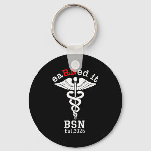 Verdiente RN BSN vorauss. 2026 - Absolvent der Pfl Schlüsselanhänger