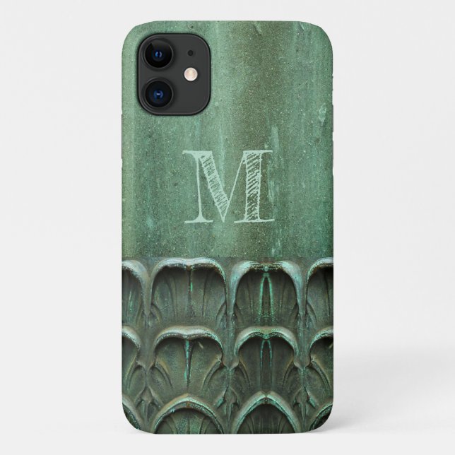 Verdigris Weathered Bronze Look Case-Mate iPhone Hülle (Rückseite)