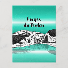 Verdon Gorge Fance Postkarte