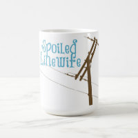 Verdorbene Linewife Tasse {Blau/Brown}