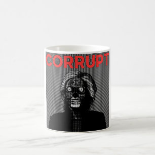 Verdorbene Tasse Hillary Clinton